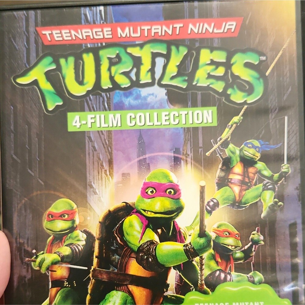 Teenage Mutant Ninja Turtles 4-Film Collection DVD Box Set Tall/DVD Case